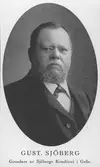 Gustaf Sjöberg, grundare av Sjöbergs Konditori i Gävle.