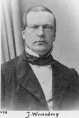 Sekreterare J. Wannberg. Fotograferad i Göteborg