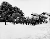 Brandförsvaret
Chefsombytet vid brandstationen juli månad 1919




