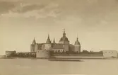 Kalmar slott efter Helgo Zettervalls renoveringar då Kuretornet byggdes på.