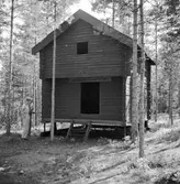 Härbre, skänkt och uppfört av Korsnäs 4/8 år 1950. Vretasgården Hembygdsförening. Valboreportage även från Hille. Augusti 1950.


