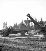 Ny idrottsplats på Brynäs under arbete. Augusti 1950.


