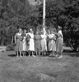 Husmodersträff i Skutskär. 15 augusti 1950.



