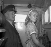 Skolresa, utflykt till Eggegrund med M/S Britt. 29 augusti 1950.



