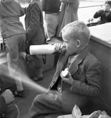 Skolresa, utflykt till Eggegrund med M/S Britt. 29 augusti 1950.



