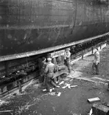 Båtvarv, Gävle. 1950-talet.

