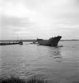 Båtvarv, Gävle. 1950-talet.

