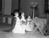 Julspel i Torsåkerskyrka. 17 december 1950.
