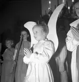 Julspel i Torsåkerskyrka. 17 december 1950.
