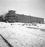Åshammars bultfabrik. Exteriör av nybygge. 3 februari 1951
