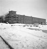 Åshammars bultfabrik. Exteriör av nybygge. 3 februari 1951
