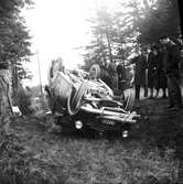 Bilolycka vid Mackmyra. 23 december 1951.
