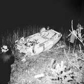 Bilolycka vid Furuvik. 26 december 1951.
