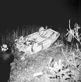 Bilolycka vid Furuvik. 26 december 1951.