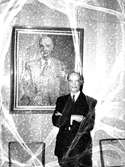 Sandlers porträtt avtäckes på länsstyrelsen 2 juni 1951.