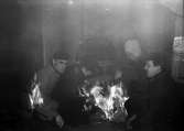 Brandövning, mordbrandsanläggning. 26 november 1951.