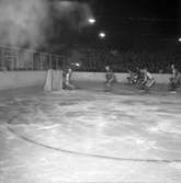 Ishockeymatch GGIK - Mora.  26 januari 1952.