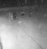 Ishockeymatch, final. GGIK - Södertälje. 31 januari 1952.