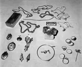 Rettigs donation till museet, guldsamling. 26 januari 1952