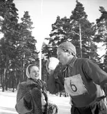 Telespelen. Telegrafverkets skidtävling. 18 februari 1952.

