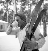 Telespelen. Telegrafverkets skidtävling. 18 februari 1952.

