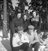 Telespelen. Telegrafverkets skidtävling. 18 februari 1952.