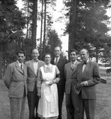 Rörbergs koloni, reportage. Penningsumma emottages av Lions Tivoli. 24 juni 1952.

