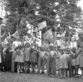 Rörbergs koloni, reportage. 24 juni 1952.
