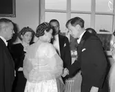 Gästriklands Läkarföreningen firar jubileum på Museet.  24 april 1952.