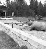 Korpskytte på Rödjningen. 25 maj 1952.