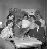 Hjälpskolelärare på kurs, på seminariet. 30 juni 1952.