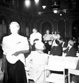 Pälsuppvisning på Stadshuset. 17 oktober 1952.
