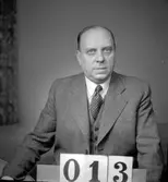 Telegrafstationen legitimationskort.
