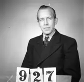 Telegrafstationen legitimationskort.
