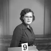 Telegrafverket legitimationskort. 3 januari 1952.
Fotografi nr 9.
