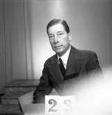 Telegrafverket legitimationskort. Maj 1952.
Fotografi nr 23.


