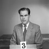 Telegrafverket legitimationskort. 23 maj 1952.
Fotografi nr 3.


