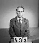 Telegrafverket legitimationskort. 30 juli 1952.
Fotografi nr 432.


