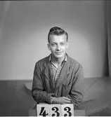 Telegrafverket legitimationskort. 30 juli 1952.
Fotografi nr 433.


