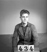 Telegrafverket legitimationskort. 30 juli 1952.
Fotografi nr 434.


