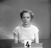 Telegrafverket legitimationskort. 15 augusti 1952.
Fotografi nr 4.


