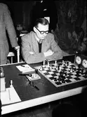 Schackturnering i Folkets hus den 19 mars 1950.