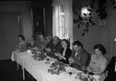 Handelsresandes segrare i korpskytte. Samkväm i Furuvik. Maj 1950