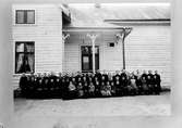 Skästra skola 1903. Repro. den 22 juni 1971
