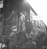 Luftskyddsutställning. Mars 1939. Ingång Entré 25  öre. Reportage för Gefle Dagblad





