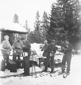 Officerarnas orienteringstävling. Februari 1939. Reportage för Gefle Posten
