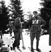 Officerarnas orienteringstävling. Februari 1939. Reportage för Gefle Posten





