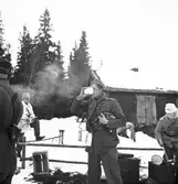 Officerarnas orienteringstävling. Februari 1939. Reportage för Gefle Posten





