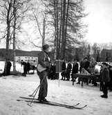 Officerarnas orienteringstävling. Februari 1939. Reportage för Gefle Posten





