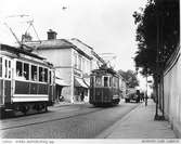 År 1909 öppnades spårvägen i Gävle och år 1956 tog epoken slut
Albion - Södra Kungsgatan 1933 - 1948.
















